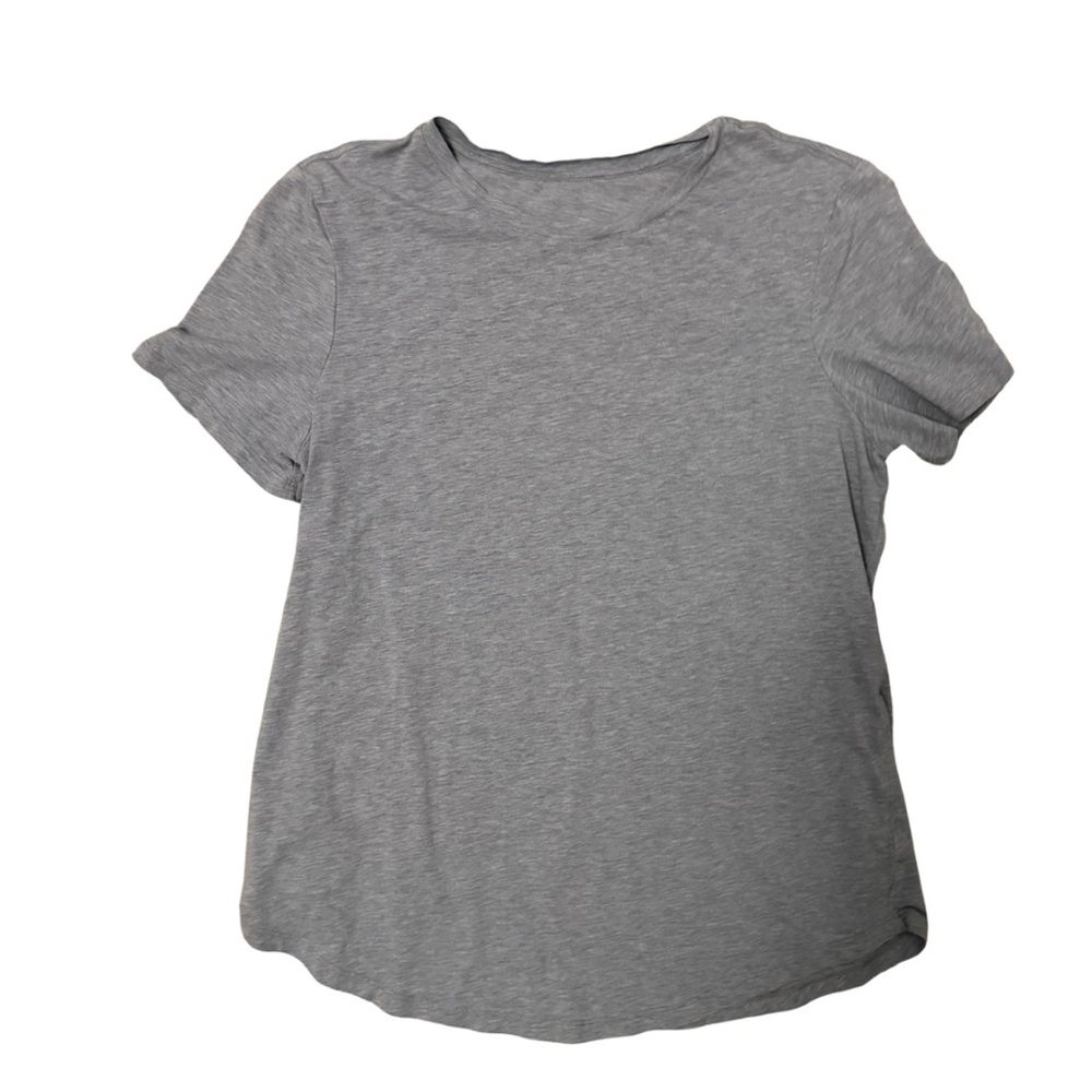 CRZ YOGA Heather Gray Short Sleeve Tee